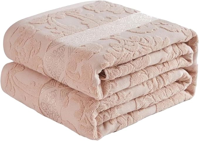Towel Blanket Terry Cloth Blankets 60x80 - Couch Bed Cloth Fluffy Sofa Towel Duvet Blanket for Camping Picnic Beach Bedroom Birthday Gifts for Women Friends Tan Twin Size
