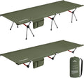 Naturehike ArmyWild Folding Camping Cot Height Adjustable Ultralight Backpacking Cot Portable Camping Bed for Camping Hiking Travel Home