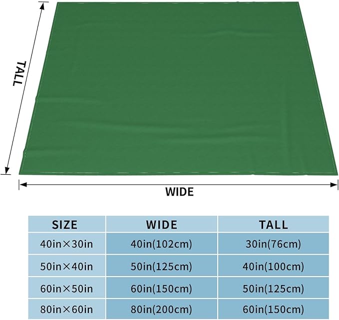 Bamboo Green Soft Fleece Blanket 60 * 50 inch Soft Sofa Blanket Suitable for Sofa Camping Travel Night Cover Blanket
