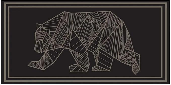 Kuma Outdoor Gear Mountain Wilderness Mat 18''x9'' Black/Grey