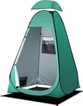 anngrowy Shower Tent Pop-Up Privacy Tent Camping Portable Toilet Tent Outdoor Camp Bathroom Changing Dressing Room Instant Privacy Shelters for Hiking Beach Picnic Fishing Potty Extra-Tall UPF 50+