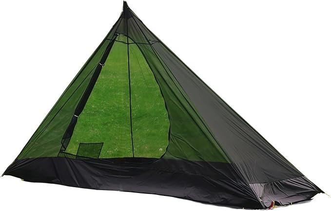 2 Person Mesh Inner with 3000mm Bath Floor for Tipi Hot Tent – Camping Hiking Hunting Fishing Waterproof Windproof Lightweight