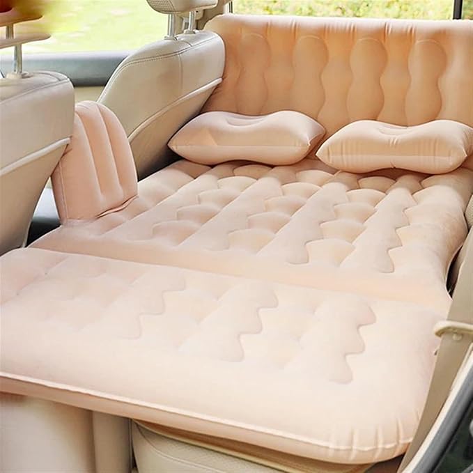 Car Inflatable Mattress Camping Inflatable Mattress Car Back Seat Anti-Fall Design Flocking Wear-Resistant Material 72-Hour Leakage Test