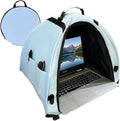 Laptop Sunshade Tent &amp Bag Portable Case for Working Outside | Anti-Glare | Water Resistant | for 13-18 inch Laptop| Portable Privacy Screen Hood | Cubicle Shade for Laptop