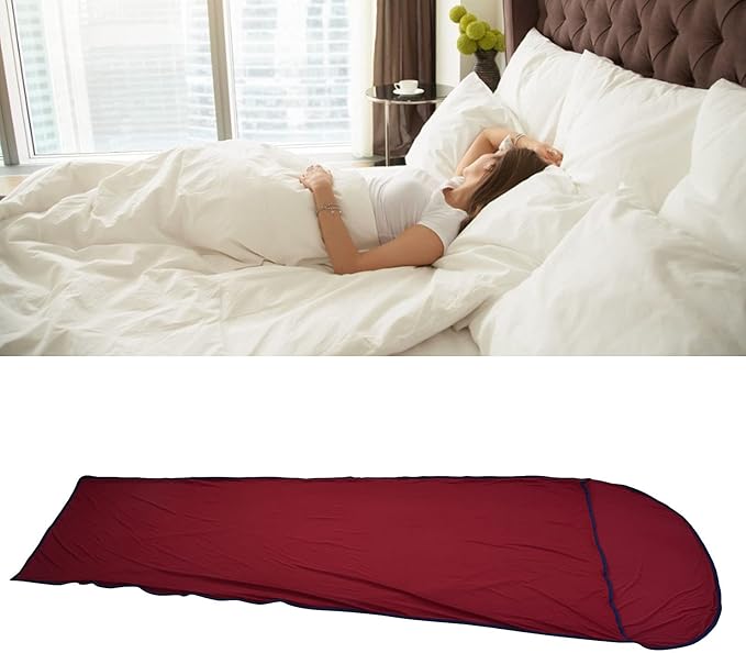 Sleeping Bag Liner Ultralight Polyester Fleece 78.7x31.5in - Soft Comfort Multifunctional Use Ideal for Camping and Travel