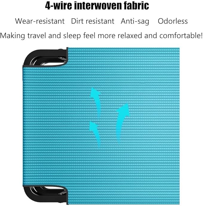 Car Travel Bed - Non-Inflatable Folding Cushion for Rear Seat - Portable Camping Cot