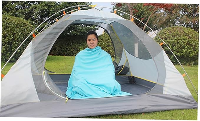 VICASKY Camping Gear Fleece Sleeping Bag Comfortable Compact Multipurpose for Hiking Home