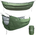 Duck Down Underquilt for Camping Hammock 400g Duck Down Filling Warm Insulation Ultralight Hammock Under Quilt Portable for Hiking Backpacking