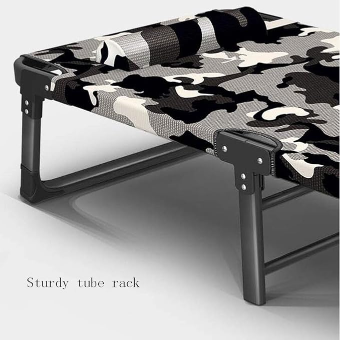 Patio Lounge Chairs Folding Camp CotComfort Folding Military Bed Camping COT with Free Mat Ideal for Camping and Hunting Indoor Guest Bed Easy Assemble RecliA-with Mattress
