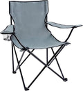 YSSOA Portable Folding Grey Camping Chair 1-Pack