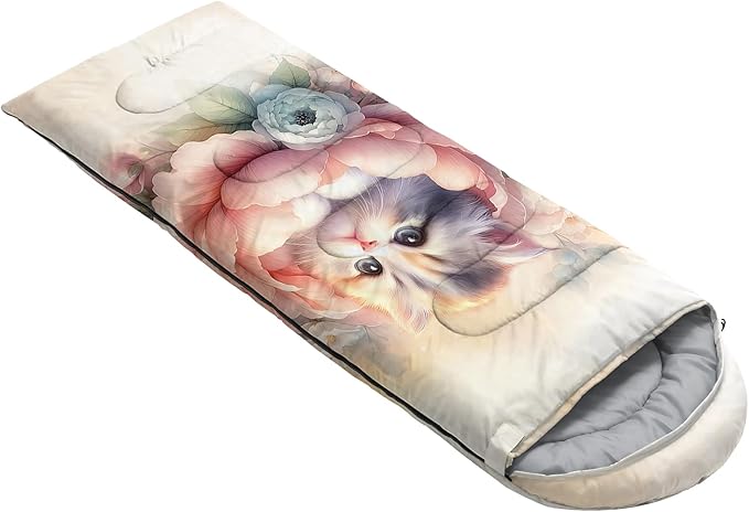 Sea Turtle Sleeping Bag for Kids Boys GirlsOcean Themed Camping GearWaterproof Compact Sleeping Bag for Camping Backpacking Outdoor Hiking.