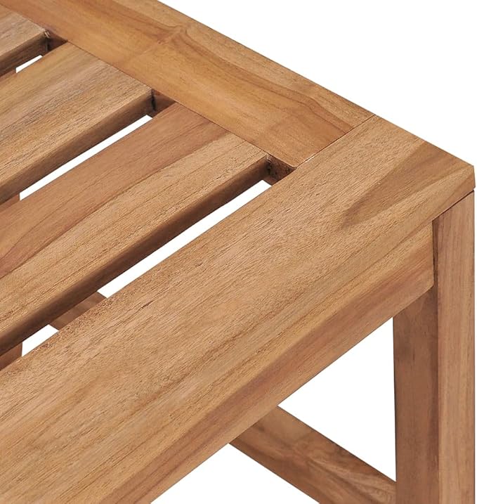 Patio Chairs Set of 2 Outdoor Furniture Teak Wood Lounge Chairs Outdoor Patio Chairs with Backrest Dining Chairs for Garden Patio Lawn Deck and Porch