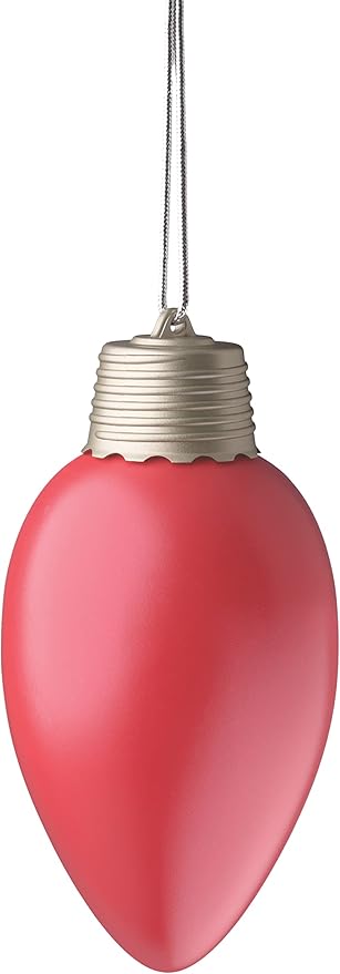 Xodus Innovations WP980-3 Battery Powered Hanging Decorative Outdoor Pulsing 8 inch C9 Bulb Style Light with Sensor Turns-On at Dark Pack of 3 Red