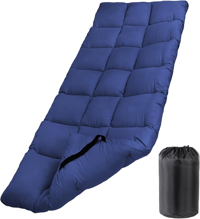 Tuphen Cot Mattress Pad-Cot Pads for Camping Cot Mattress Topper Camping Mattress Sleeping Pad 75x30 Soft Lightweight Quilted Pads for Camp Cot/RV Bunk/Narrow Twin Beds