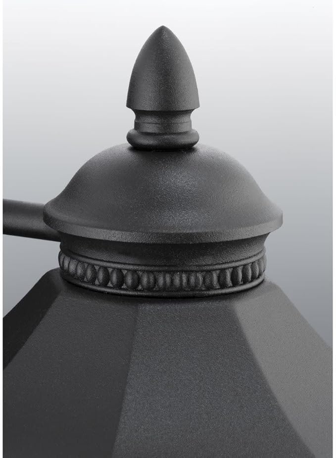 Progress Lighting Edition Collection 1-Light Water Glass Traditional Outdoor Small Wall Lantern Light Antique Bronze