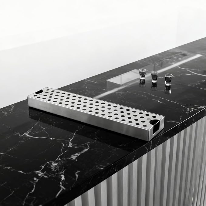 Stainless Steel Drainer for Coffee Utensils Restaurants Drip Tray Draining Rack Efficient Liquid Removal Systems Kitchen Rack