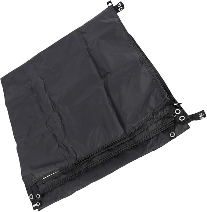Tent Tarp Multifunctional Rain Proof Sun Proof Camping Awning with Ground Nails Wind Proof Ropes for Outdoor Activities Camping Picnics Polyester Material Lightweight Portable (L)