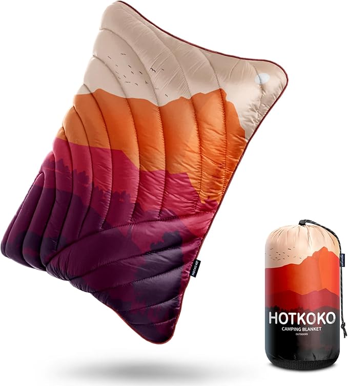 Camping PillowSupportive Compressible Travel Pillow Middle Size Lightweight Camp Pillow with Storage Bag for CampingHikingBackpackingAirplane