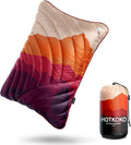 Camping PillowSupportive Compressible Travel Pillow Middle Size Lightweight Camp Pillow with Storage Bag for CampingHikingBackpackingAirplane