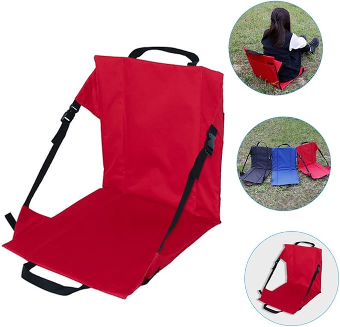 BESPORTBLE Foldable Camping Chair Oxford Cloth Portable Folding Seat Outdoor Folding Garden Seat Comfortable