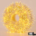 YEGUO 165ft 500 LED Christmas Lights Outdoor Waterproof Clear Wire String Lights Indoor Plug in 8 Modes Fairy Light for Christams Party Wedding Tree(Warm White)