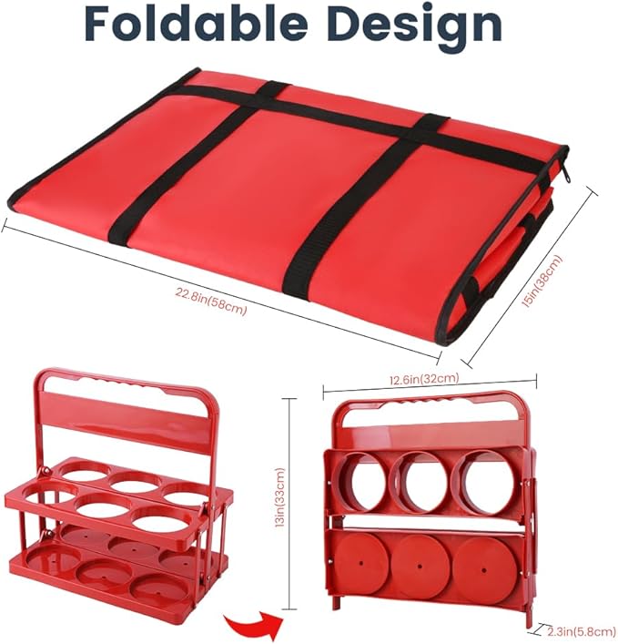 Cooler Insulated Food Delivery Bag &amp Drink Carrier with Hard Bottom XXX-Large Grocery Catering Travel Thermal Frozen Carrier Pizza Bags for Commercial Delivery Cold Warmer Accessories