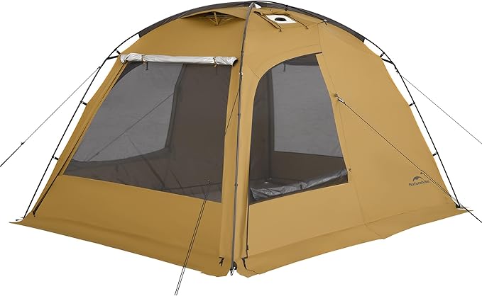 Naturehike Dune Hot Tent with Stove JackDouble Layer 4 Season TentWaterproof 2-4 Person Tents for Camping
