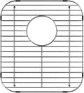 Sink Bottom Grid Kitchen Universal Sink Grate 304 Stainless Steel Sink Rack Protector with Rear Drain 13.2 X 11.6