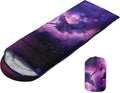 Sleeping Bags for Adults Youth Kids3D Printing Camping Sleeping Bag for Girls Boys Lightweight Waterproof Cold/Warm Weather Sleeping Bag for 3 Seasons