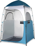 VINGLI 6.8FT Shower Tent Large Instant Pop Up Shelter with Mesh Floor &amp Carrying Bag Privacy Changing Room Tent for Toilet Camping Dressing Lightweight &amp Sturdy Easy Set Up