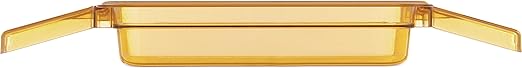 Carlisle FoodService Products 30860HH13 StorPlus High Heat Food Pan With 2 Handles 2.5 Deep Third Size Amber