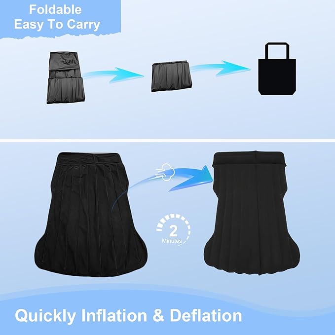 Car Air Mattress Inflatable Bed Compatible with Tesla Model Y Mattress for SUV Truck RV Van Backseat Trunk 6.4 ft Portable &amp Foldable Car AirBed Sleeping Pad for Tent Travel Camping Essentials B