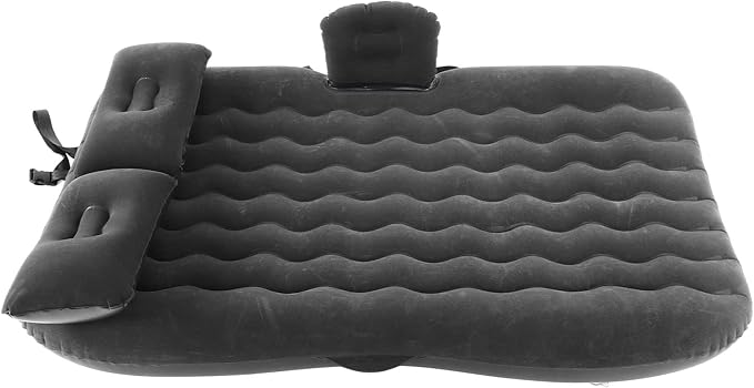 Inflatable Car Air Mattress SUV MPV Backseat Bed with 2 Pillows &amp Pump Portable Camping Sleep Pad for Travel
