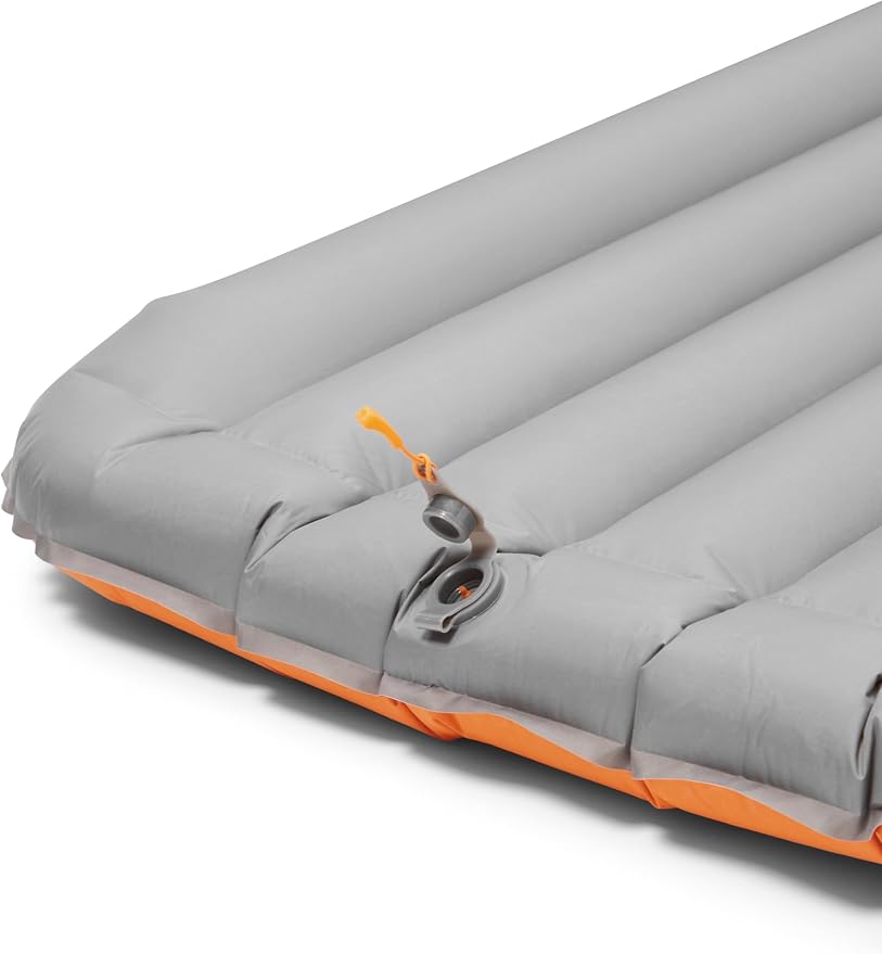 Rab Hypersphere Ultra 7.5 Ultralight Down Insulated Sleeping Pad for Climbing Expeditions &amp Mountaineering - Marmalade - Long Wide