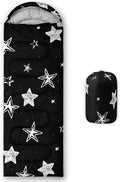 Kids Sleeping Bag for Boys GirlsWestern Cowboy Print-Lightweight Warm Portable Outdoor Indoor-Waterproof Cold Weather Resistant Sleeping Bag for Camping Hiking