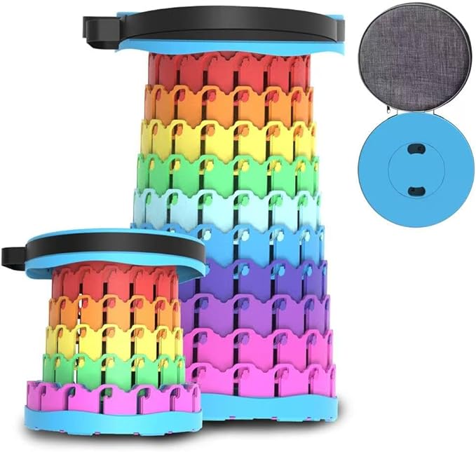 Portable Folding Chair (Rainbow)