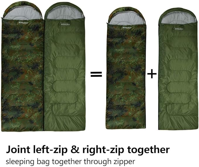 3-4 Season Sleeping Bag for Adults &amp Kids Lightweight Warm Cold Weather Camping Bag with Waterproof Compression Sack – Portable for Hiking Backpacking Traveling &amp Outdoor Adventures