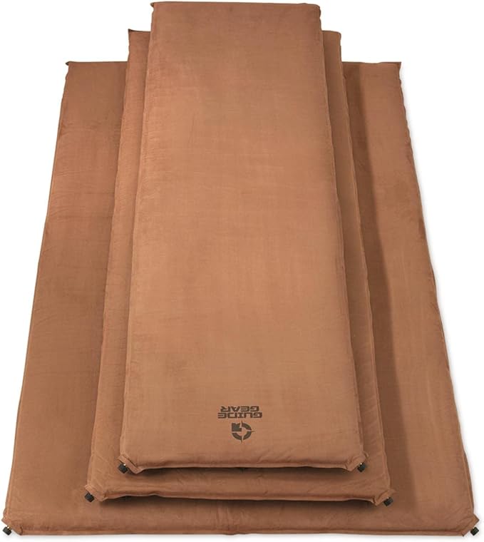 Guide Gear Self Inflating Double Sleeping Pad 2 Person 3-inch Foam Padding Portable Camping Backpacking Hunting Tent Accessories