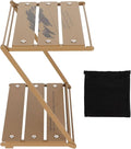 Folding Cam Table Portable Aluum y Double Deck Cam Table Weight oor Picnic with STO 2 Tier for Hiking Picnic Backyard Party