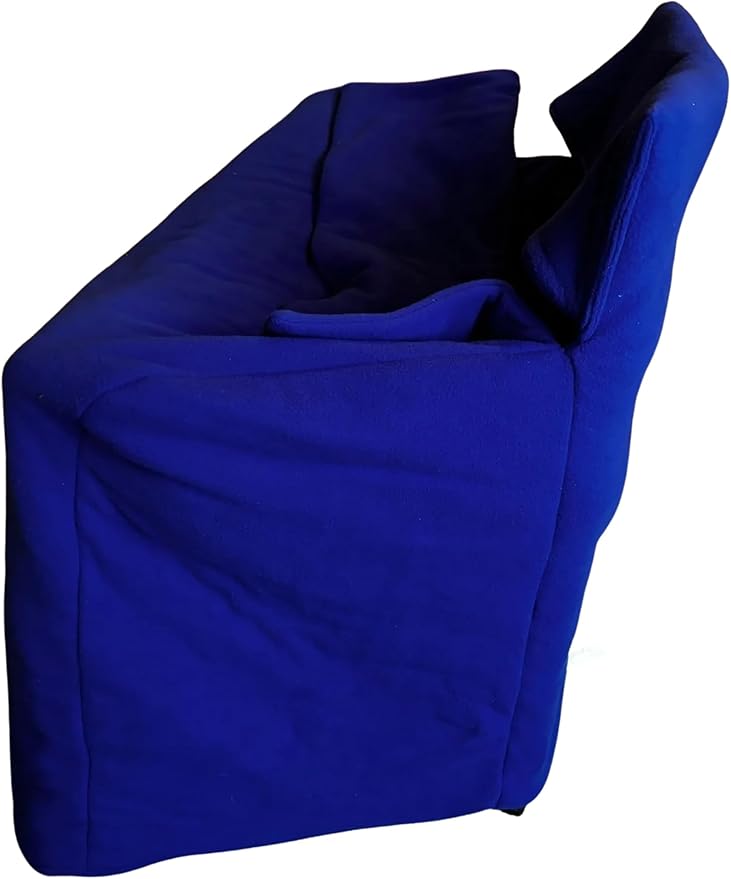 Insulated Sideline Blanket Insulated Polar Fleece and 3M™ Thinsulate™ Fully Enclosed Chair Blanket for Camping and Outdoor Sports Events (Blue Polar Fleece)