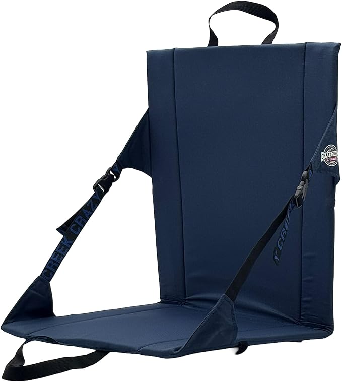 Crazy Creek Original LongBack Chair Portable Chair for Camping and Stadiums High Density Foam Cushion Comfortable and Adjustable Back Support Lightweight and Foldable Water-Resistant