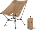 MOON LENCE Portable Camping Chair Plus Larger &amp Roomier Compact and Lightweight Still Folding Chair for Backpacking &amp Hiking 330Lbs Capacity (Desert Rust)