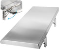 Folding Concession Shelf 24 x 18 Stainless Steel Drop Down Serving Food Shelf for Concession Windows
