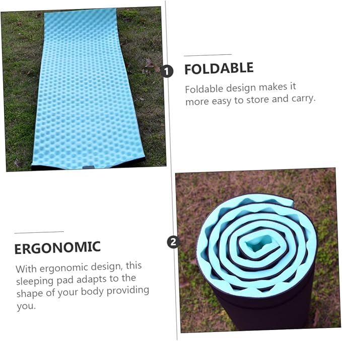 Mipcase Waterproof EVA Camping Sleeping Pad Practical Outdoor Cushion for Tent and Office Nap Portable Mattress for Hiking and Camping
