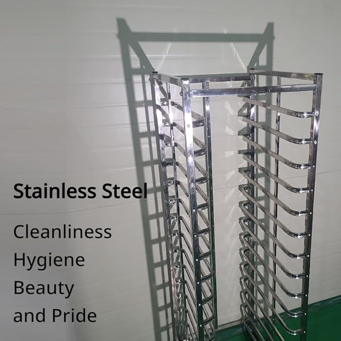 6-Tier Sheet Pan Rack for 16 x 24 Pans Compatible with Electrolux Ovens for Bakery and Restaurant Use