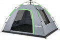 Golabs CT3 2 Person Instant Camping Tent 1-Minute Setup by Pre-Attached Pole 4 Side Mesh &amp Door Ventilation Lightweight 4.8lbs Portable Design with Carry Bag Inner Storage Pockets &amp Hooks