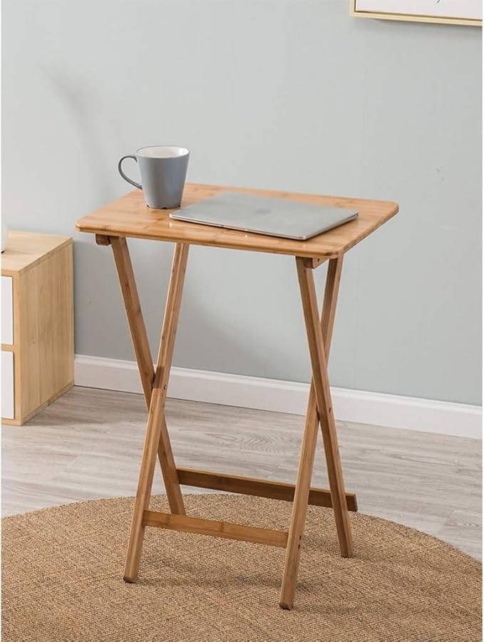 Folding Wood Table Hardwood Patio Porch Easy to Fold and Carry Perfect for Camping