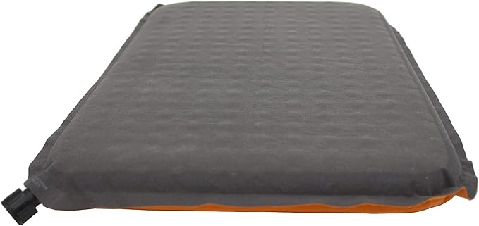 Teton Camping Seat Cushion Stadium Seat Office Chair Car Pad Inflatable Orange