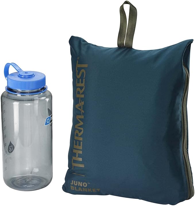 Therm-a-Rest Juno Insulated Camping and Backpacking Blanket Deep Pacific One Size