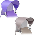 Universal Chair Umbrella Canopy UPF 50+ Chair Sun Shade Attachment with Adjustable Clamp Fits Most Brands’ Beach Camping Lawn Wheelchair Tanning Zero Gravity Lounge Fishing Chairs Patented